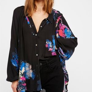 Free people meadowlark button down dress